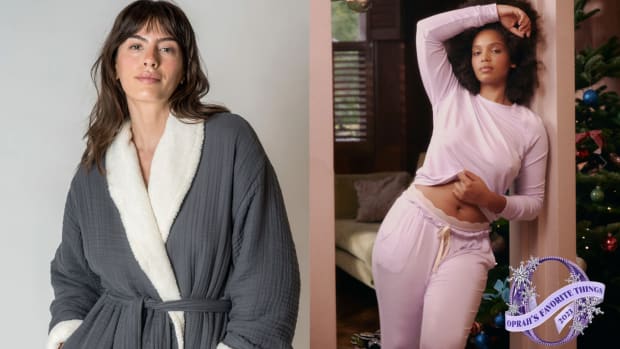 cozy robe and cozy pajama set